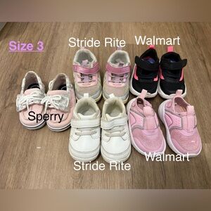 Size 3 Baby Girl Shoe Lot